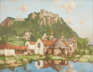 Below the Ramparts of Stirling Castle by David Gauld