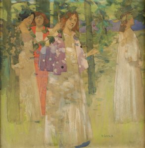 The Procession of St Agnes by David Gauld