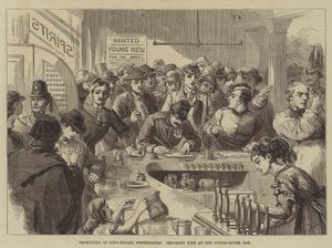 Recruiting in King-Street, Westminster, Sergeant Kite at the Public-House Bar by David Henry Friston