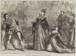 Scene from Amy Robsart, at Drury Lane Theatre by David Henry Friston