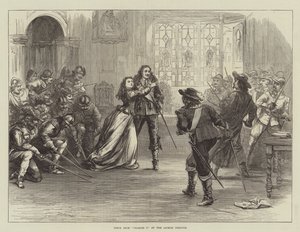 Scene from Charles I at the Lyceum Theatre by David Henry Friston