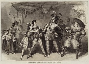 Scene from La Belle Sauvage, at the St James