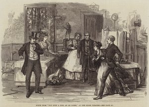 Scene from Not Such a Fool as He Looks, at the Globe Theatre