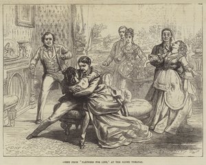 Scene from Partners for Life, at the Globe Theatre by David Henry Friston