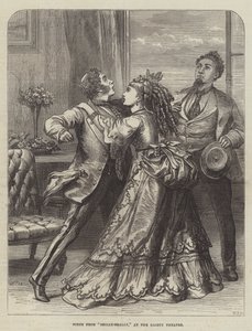 Scene from Shilly-Shally, at the Gaiety Theatre by David Henry Friston