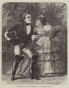 Scene from The Poor Gentleman, at the Strand Theatre by David Henry Friston
