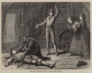 Scene from The Two Orphans, at the Olympic Theatre by David Henry Friston
