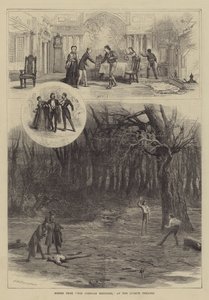 Scenes from The Corsican Brothers, at the Lyceum Theatre by David Henry Friston