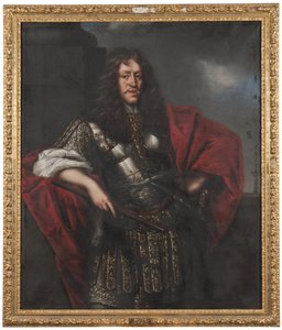 Adolf Johan (1629-1689), Count Palatine of Zweibrücken, Duke of Stegeborg, Married to 1. Elsa Beata Brahe, 2. Elsa Elizabet Brahe by David Klöcker Ehrenstrahl