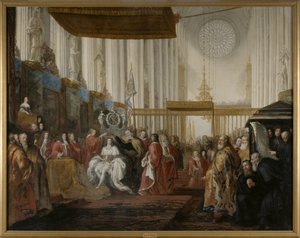 Coronation of Karl XI by David Klöcker Ehrenstrahl
