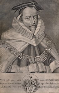 Sir Edward Coke, English lawyer, writer and politician, c1666