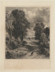 The Cornfield by David Lucas after John Constable