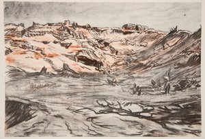 A Quarry near Mouquet Farm (Illustration from 