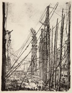 A Shipyard, Illustration from 