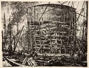 On the stocks, illustration from 