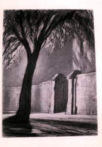 Suburban Night, c.1920 by David Muirhead Bone
