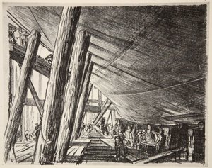 Underneath a Ship, Illustration from 