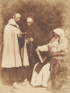 William Borthwick Johnstone, William Leighton Leitch and David Scott as The Monks of K by Hill and Adamson
