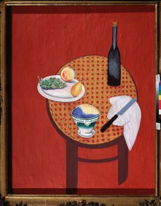 Red Still Life by David Petrovich Sterenberg