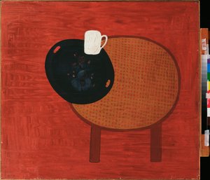 Red and White by David Petrovich Sterenberg