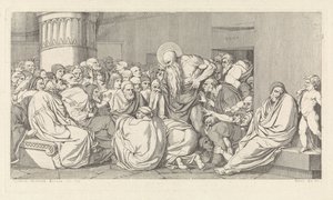 Jeremiah Before the Temple by David Pièrre Giottino Humbert de Superville