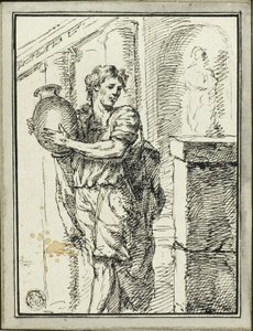 Man Holding Jar by David Pièrre Giottino Humbert de Superville