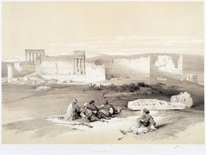 Baalbec (Baalbek) in Lebanon, Drawing Made 05/05/1839 in 