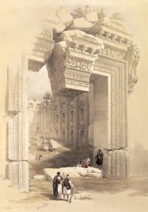 Baalbec, May 7th 1839, Plate 81 from Volume II of 