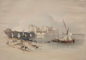 Citadel of Sidon by David Roberts