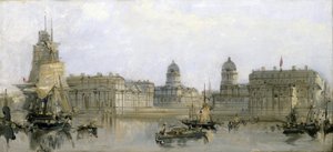 Greenwich Hospital, seen from the Thames