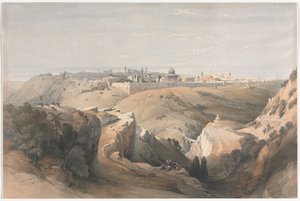 Jerusalem from the Mount of Olives by David Roberts