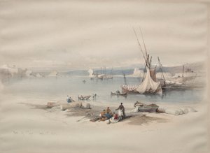 Port of Tyre, 1839 by David Roberts