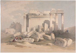 Ruins of the Eastern Portico of the Temple of Baalbec