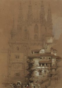 The Chapter House, Burgos Cathedral by David Roberts