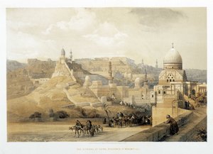 The Citadel of Cairo, Palace of Mehemet Ali in “The Holy Land”, London 1849 by David Roberts