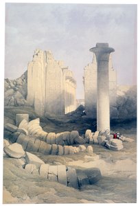 The Dromos or Central Hall of the Great Temple of Amun, Karnak