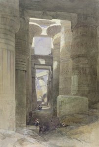 The Great Temple of Amon Karnak, the Hypostyle Hall by David Roberts