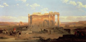 The Ruins of the Smaller Temple at Baalbeck by David Roberts