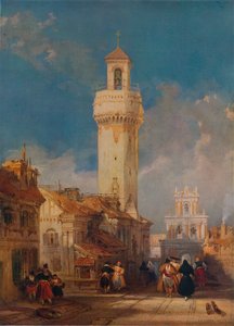 The Tower of the Church of San Nicolás de la Villa, Córdoba by David Roberts
