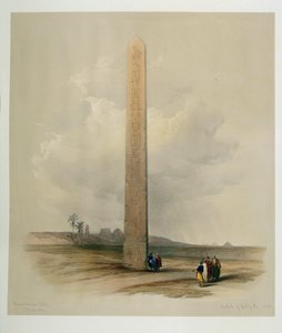The Obelisk of Heliopolis by David Roberts