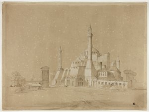 View of Constantinople by David Roberts