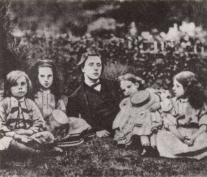 Lewis Carroll with the Macdonald Children