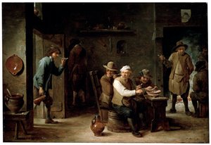 In a Tavern, 1640s by David Teniers the Younger