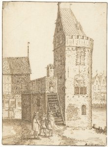 The Swijgh Tower in Utrecht, Amsterdam by David Vinckboons (I)