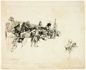 Charles James Fox on the Hustings at Covent Garden by David Wilkie