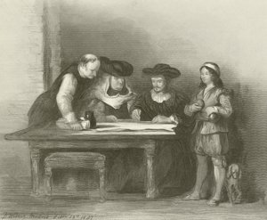 Columbus at the Convent of La Rabida by David Wilkie