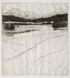 Hills of Tulloch by David Young Cameron