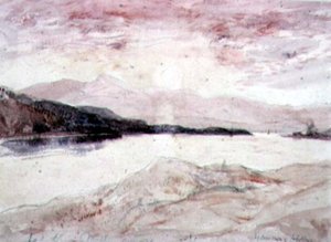 Loch Aline, Argyllshire: View from the North with the Island of Mull