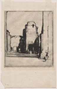 Tepidarium, Baths of Caracalla by David Young Cameron