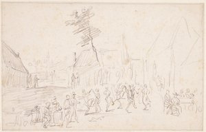 A Peasant Wedding by David Teniers the Younger